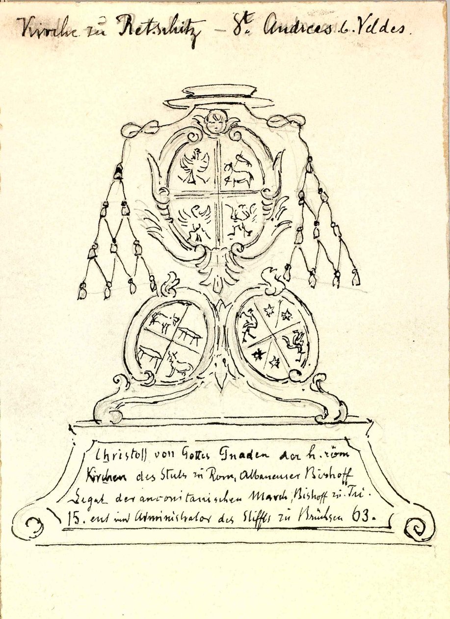 Escudo del Obispo de Brixen de Ladislav Benesch