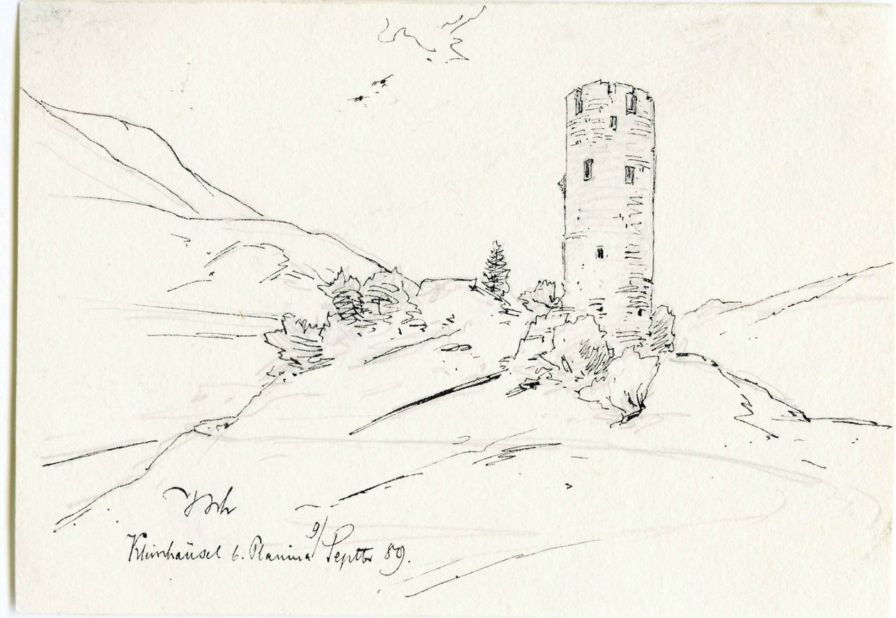 Pequeña ciudad en la montaña de Ladislav Benesch