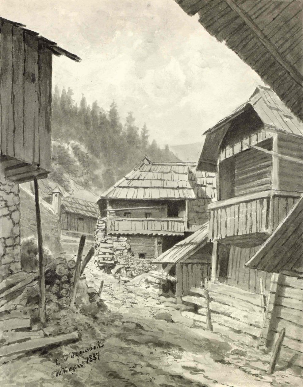 Motivo de Podkoren II de Ladislav Benesch