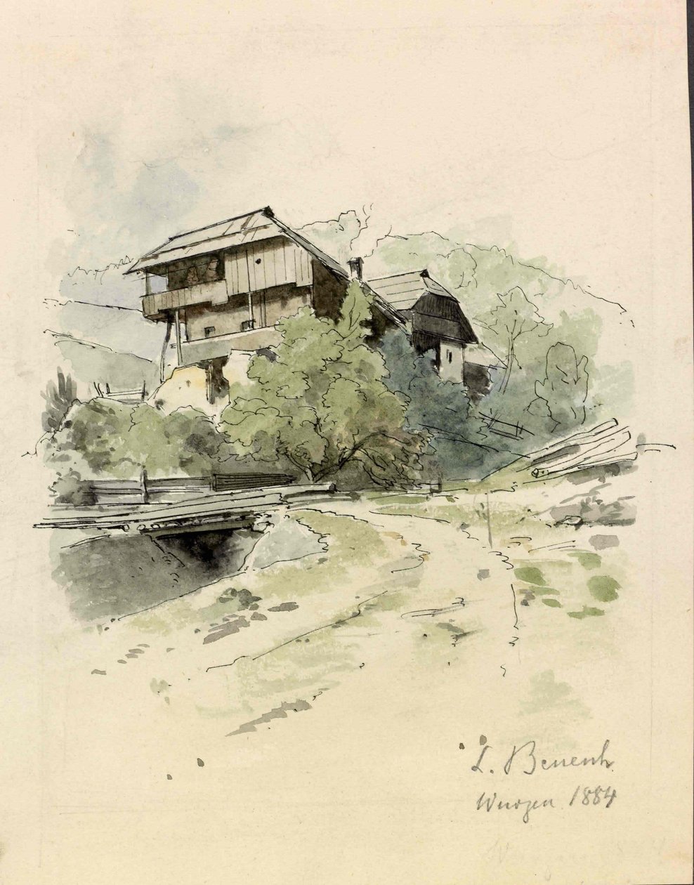 Motiv iz Podkorenan de Ladislav Benesch