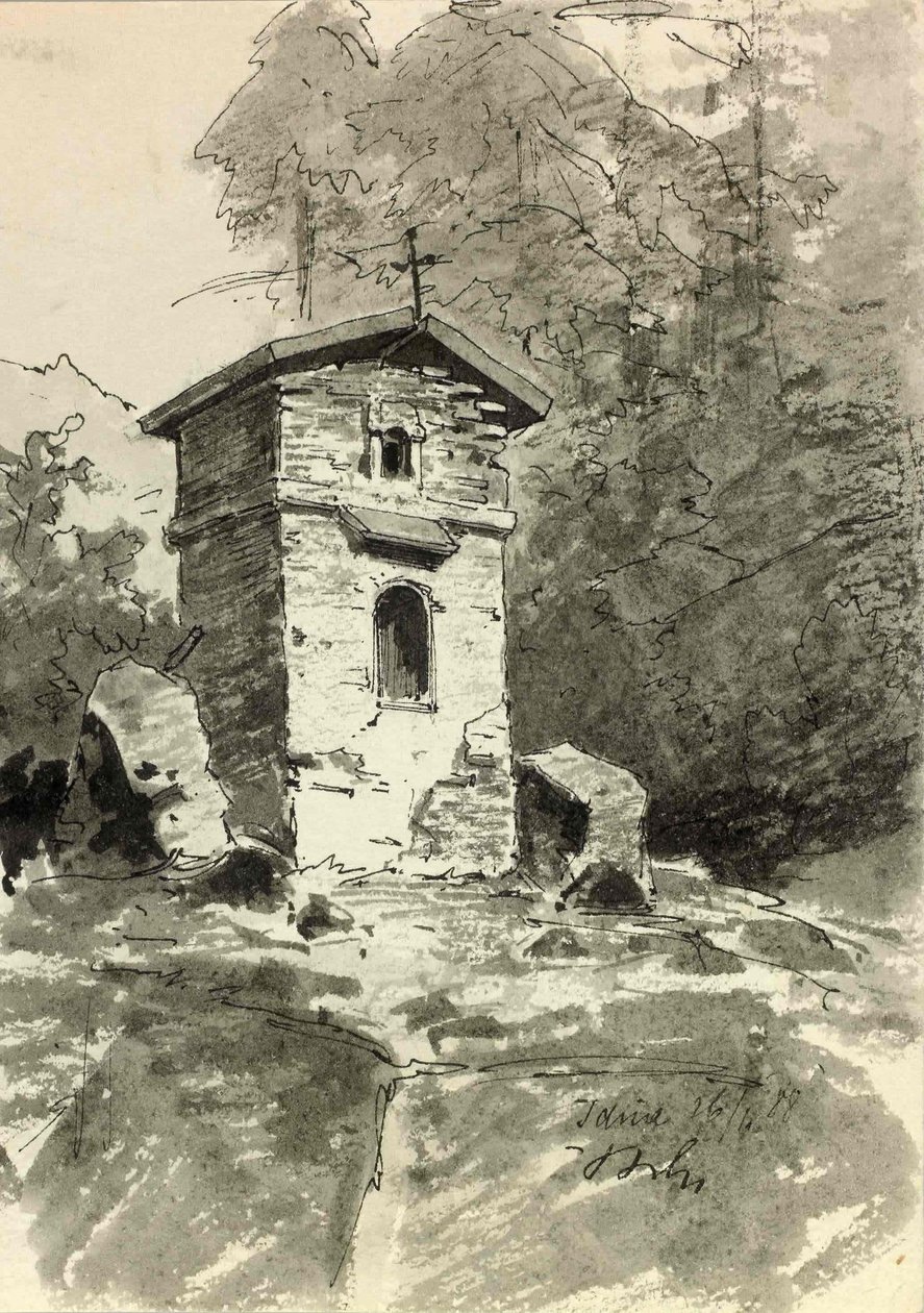 Obcestno znamenje pri Idrijin de Ladislav Benesch