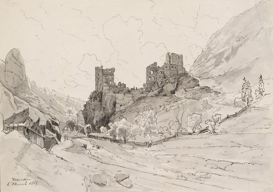 Ruinas del castillo Kamenn de Ladislav Benesch