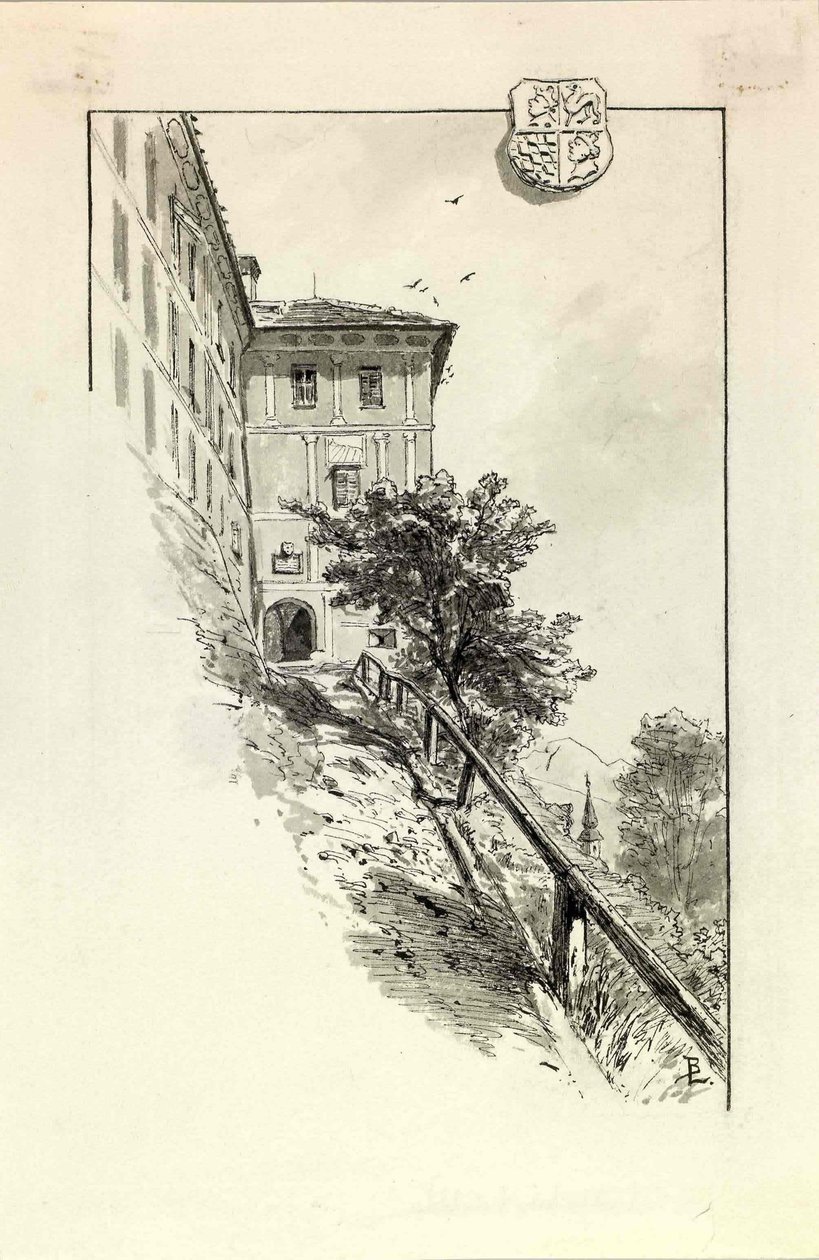 Entrada al castillo de Skofja Loka de Ladislav Benesch
