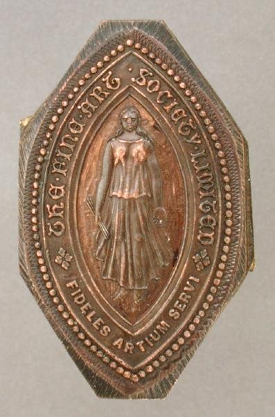 Sello de la Compañía de la Sociedad de Bellas Artes de Lady  Butler