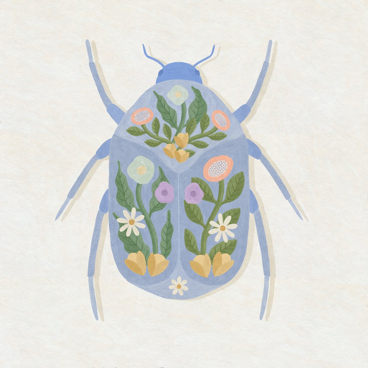 Primavera Florece Escarabajo, 2023 (digital) de Lady Ann de Borja