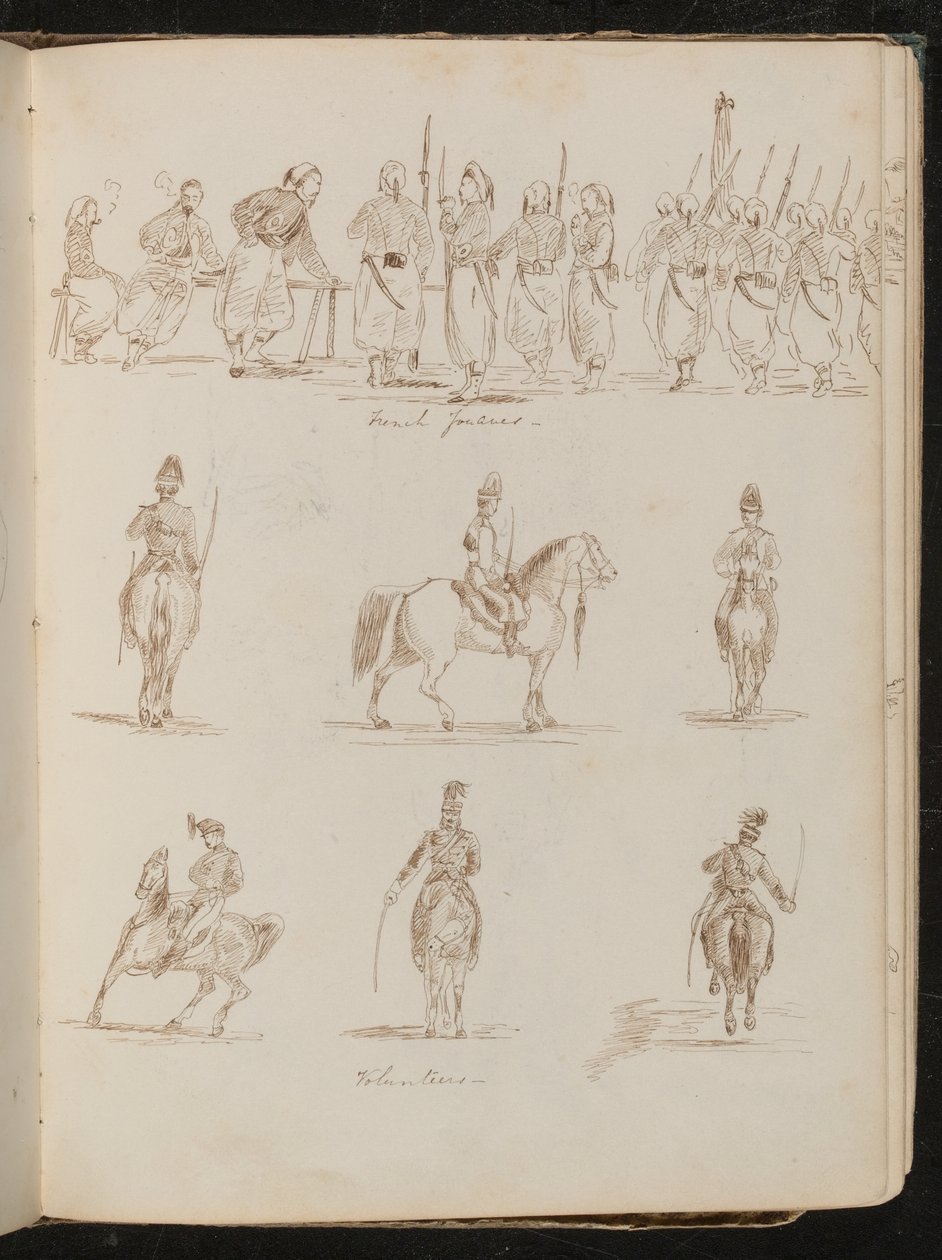 Estudio de veintiún soldados de Lady Butler