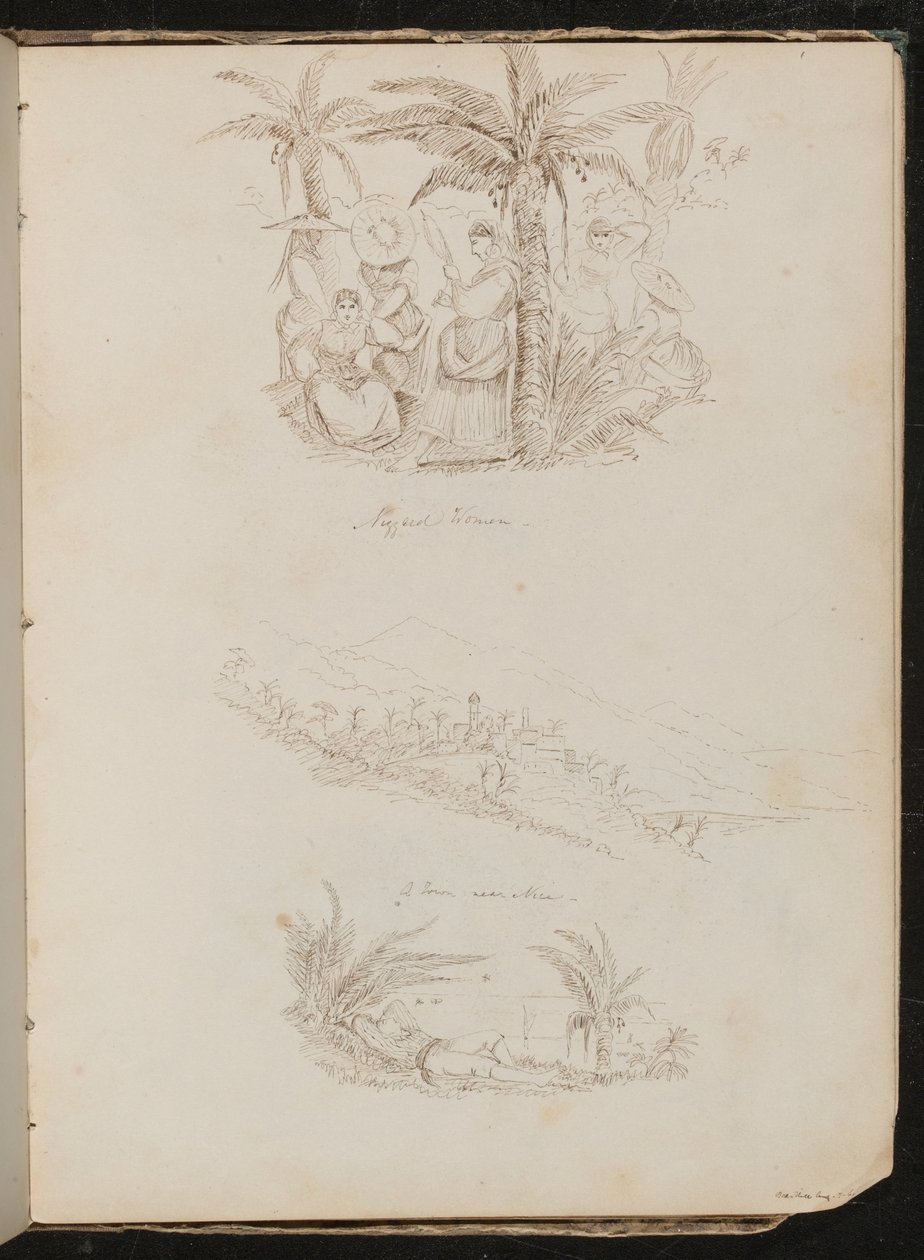 Tres estudios de hombres y mujeres de Lady Butler
