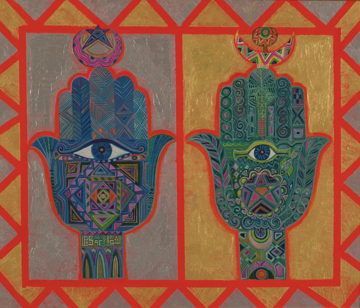 Manos protectoras de Laila Shawa