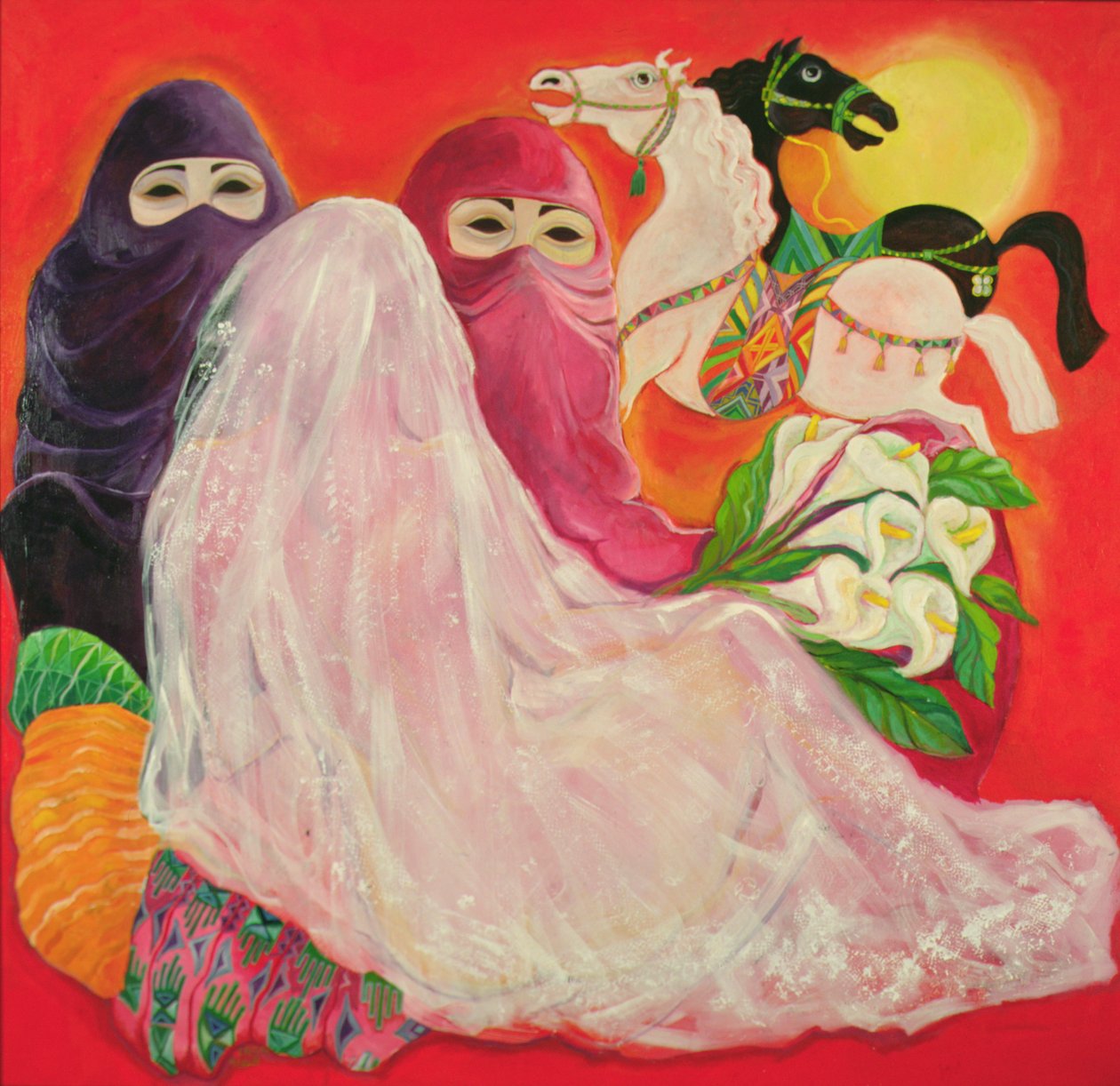Novia del desierto de Laila (Contemporary Artist) Shawa