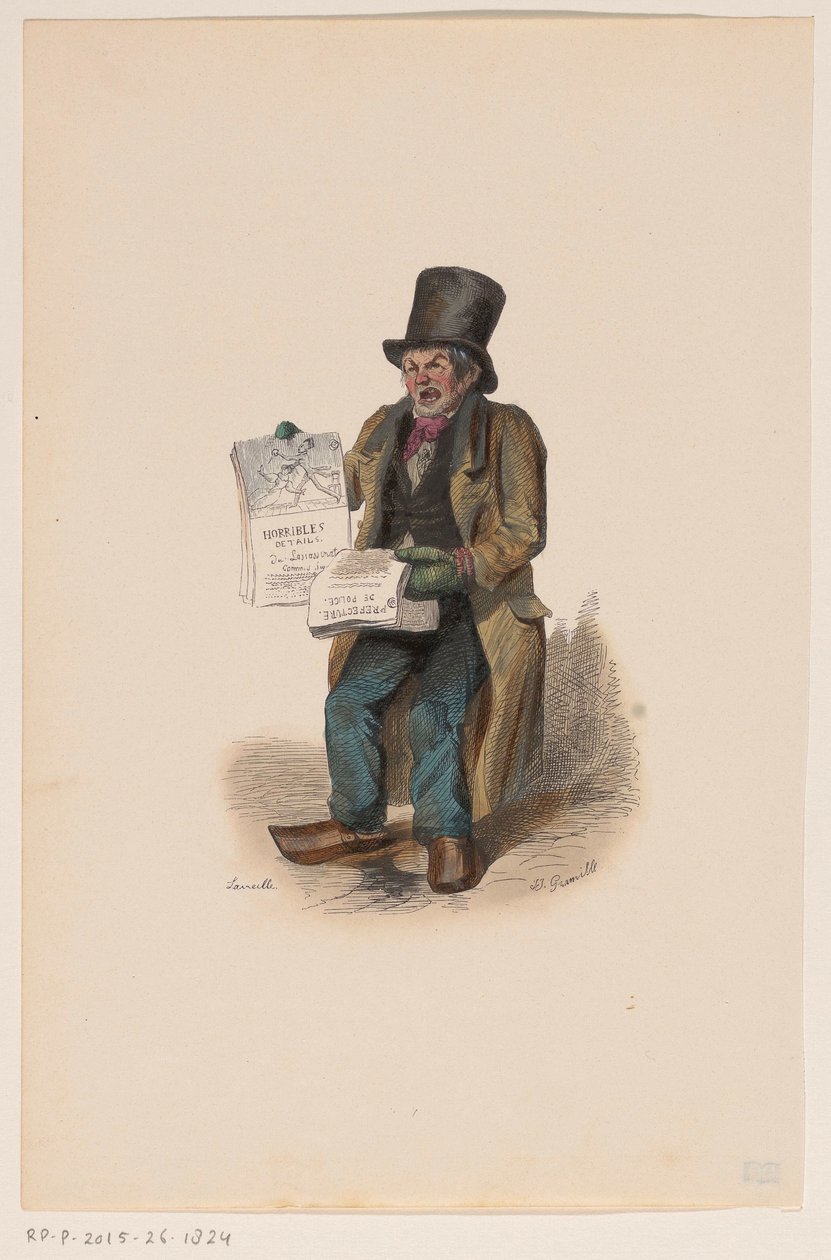 Krantenverkoper de Laireille