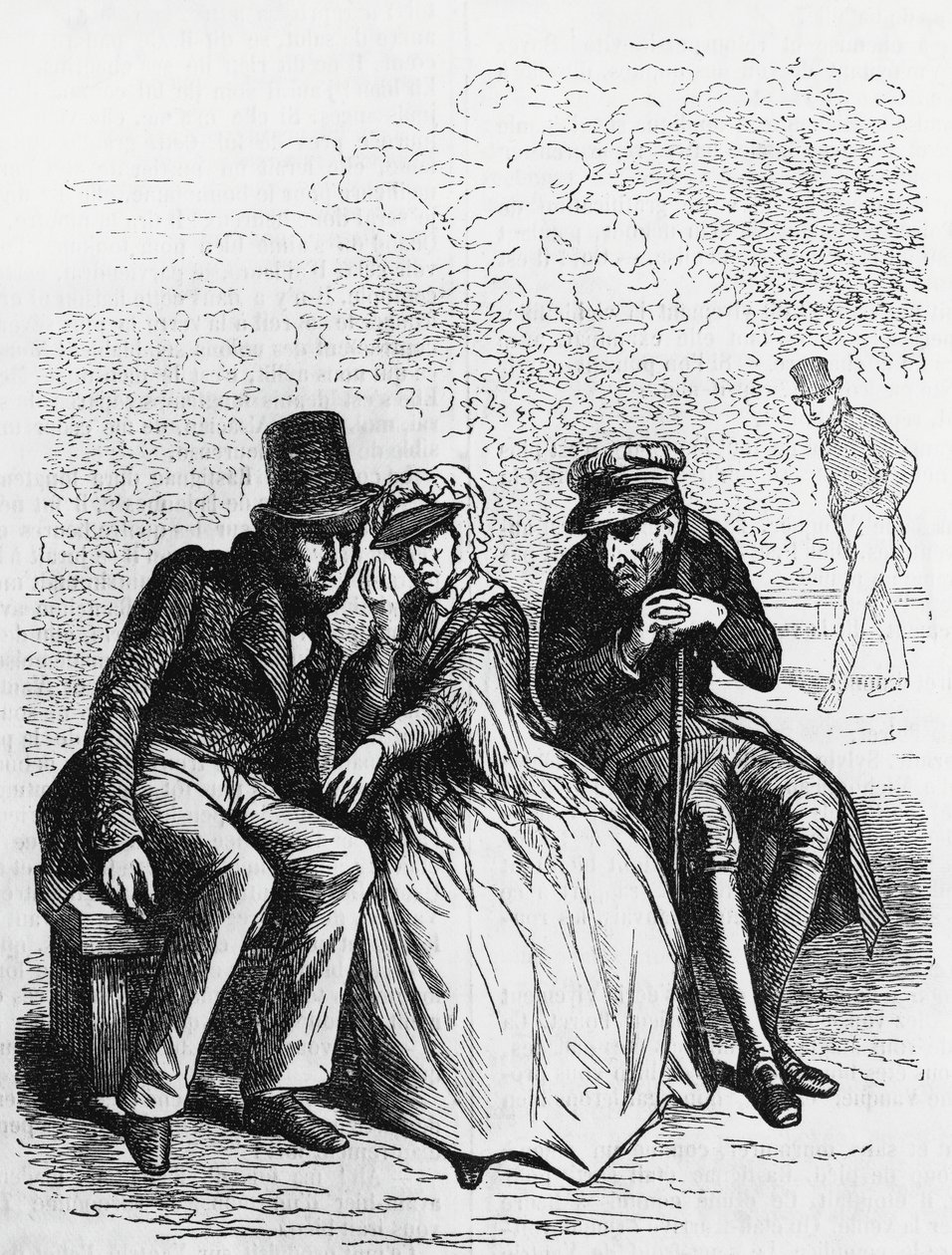 Ilustración para Papá Goriot, novela de Honoré de Balzac (1799-1850) de la colección en varios volúmenes titulada La comedia humana, grabado por Laisne de Laisne Laisne