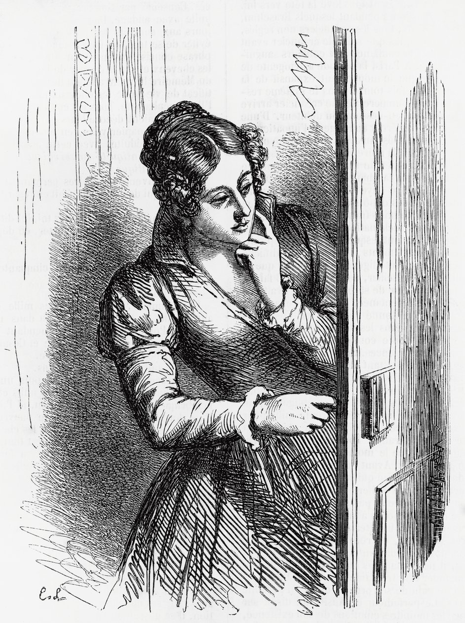 Ilustración para La Comedia Humana de Honoré de Balzac, grabado por Laisne de Laisne Laisne