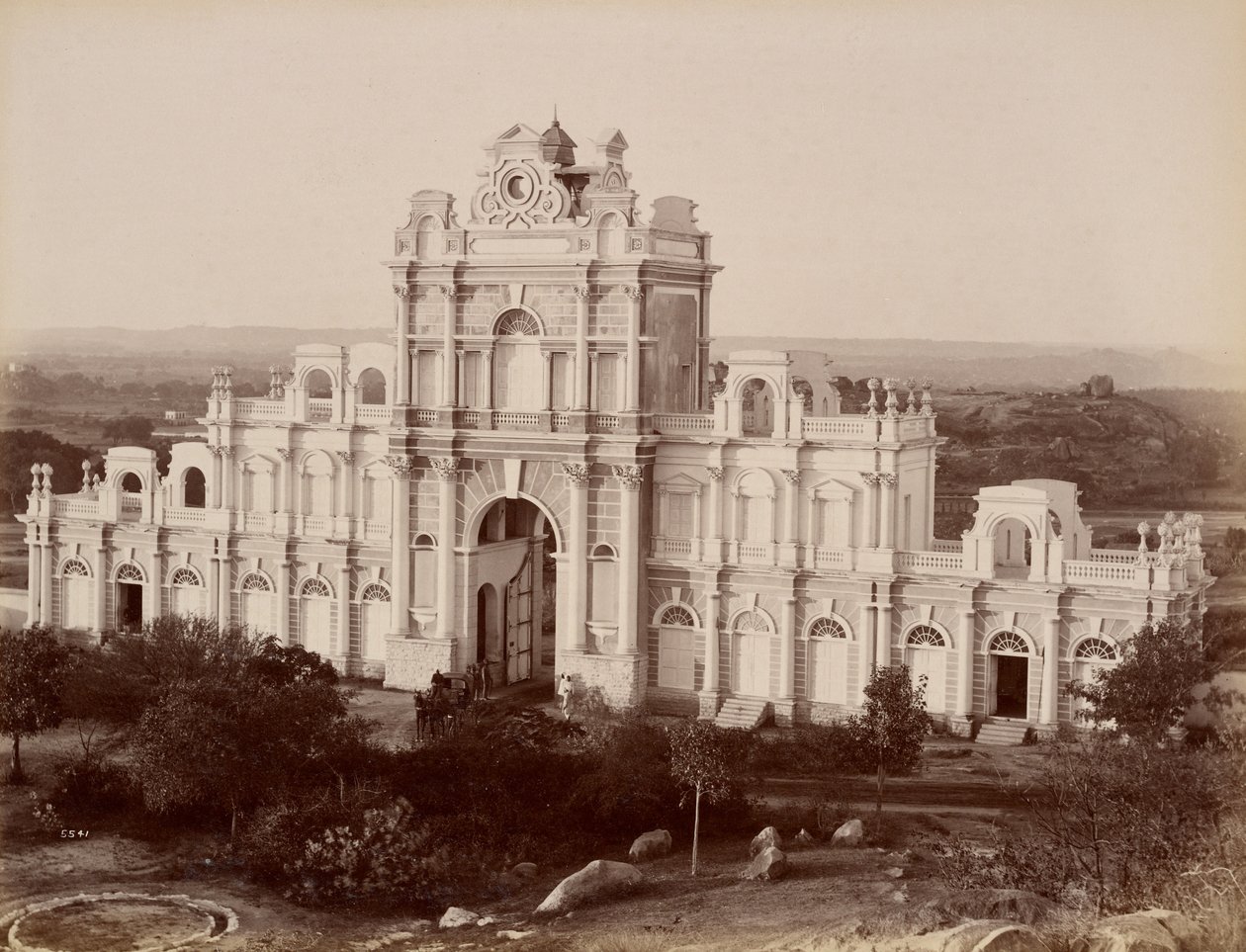 Entrada, Palacio Faluknuma de Lala Deen Dayal