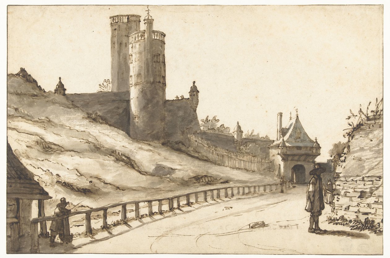 Belvedere y Hoenderpoort en Nimega de Lambert Doomer