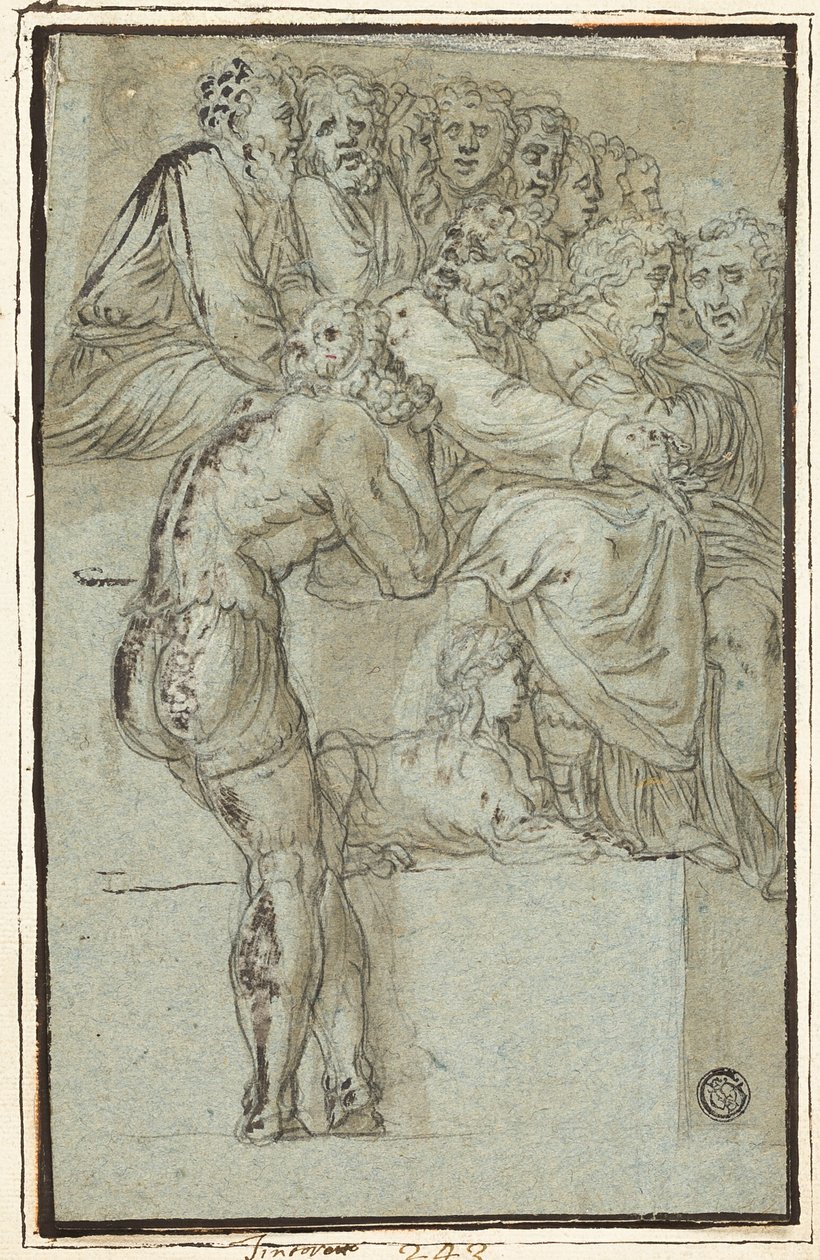 Escena de la historia romana de Lambert Lombard