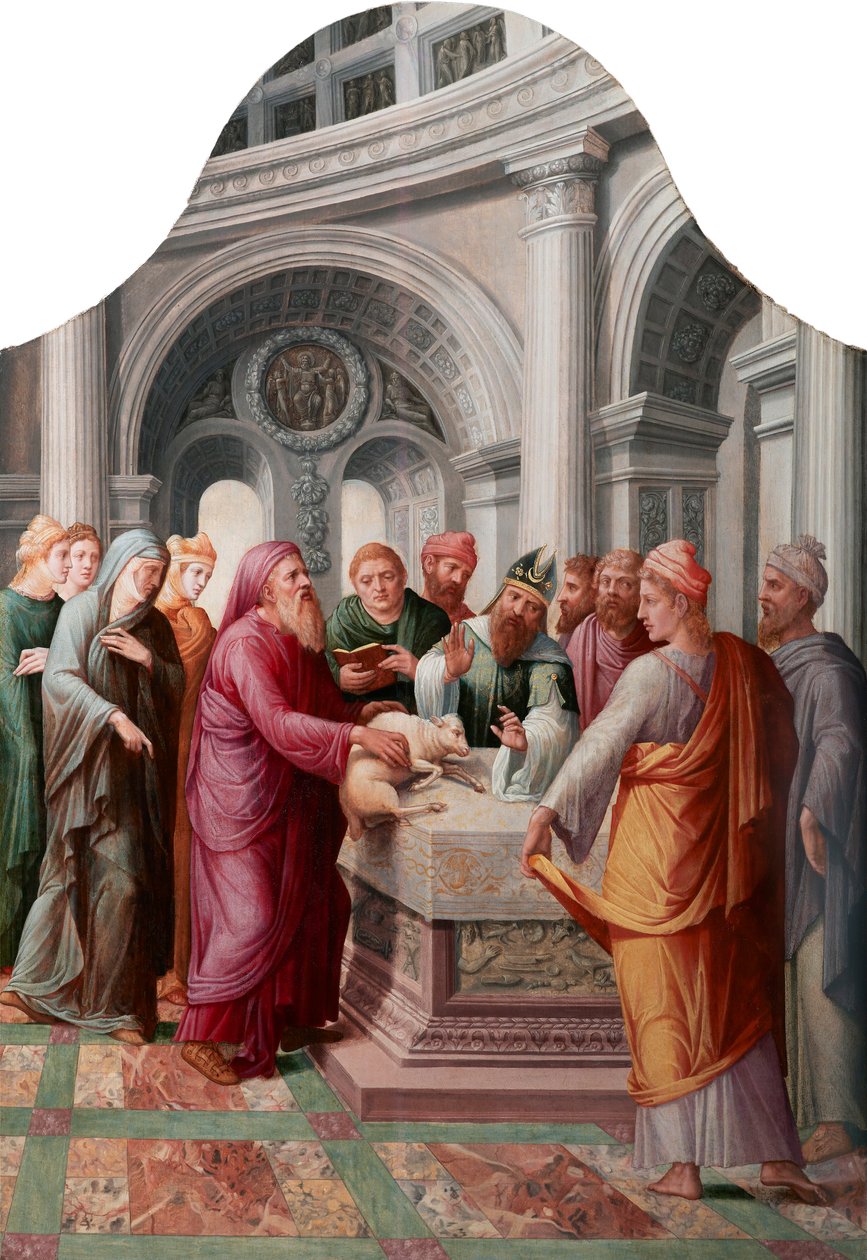 El rechazo del sacrificio de Joaquín de Lambert Lombard