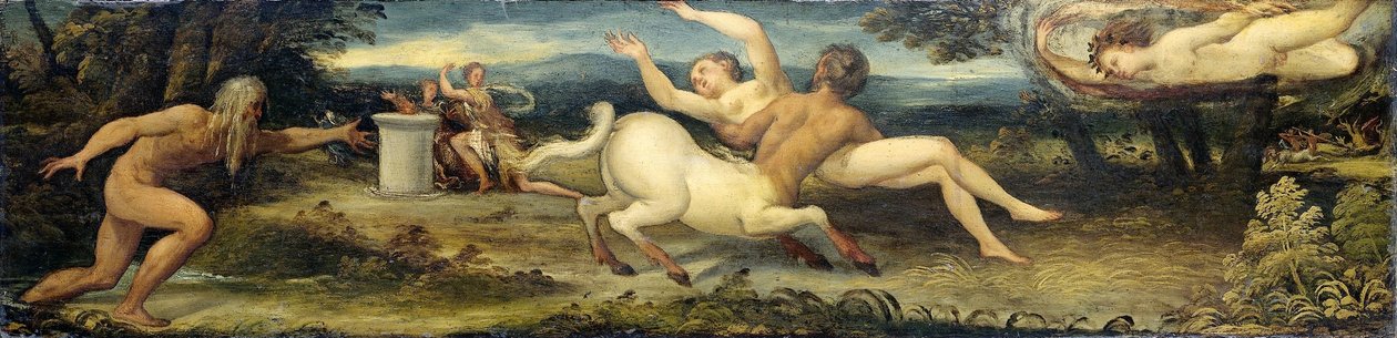 Nessus y Deianira de Lambert Sustris (attributed to)