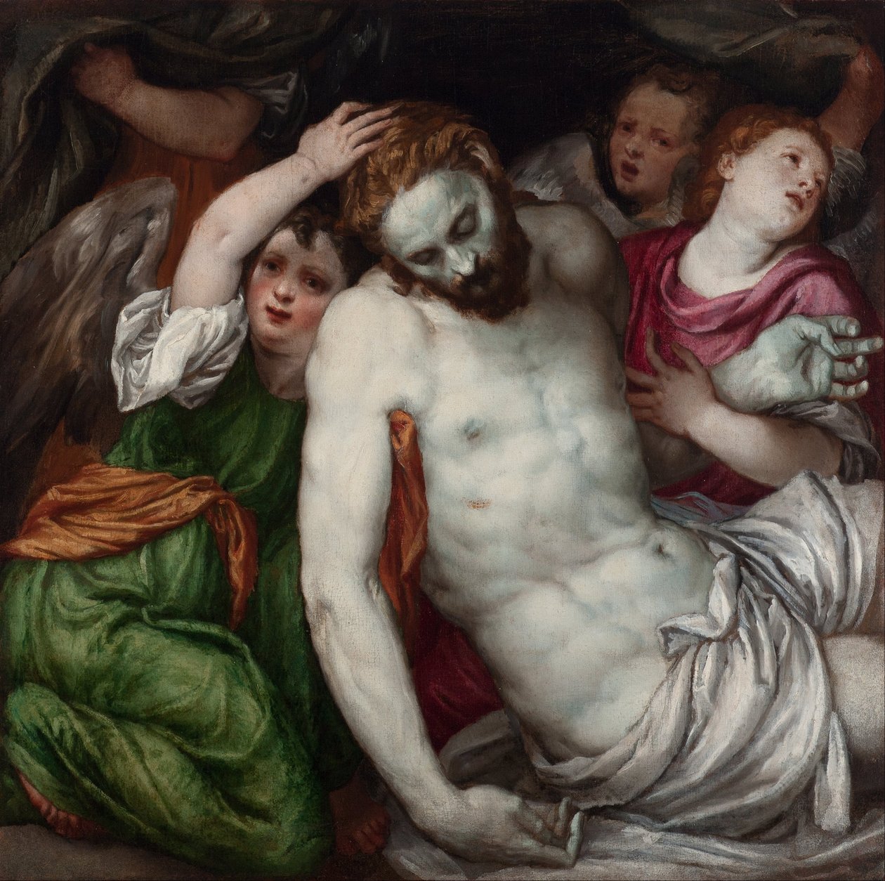 Piedad y ángeles de Lambert Sustris