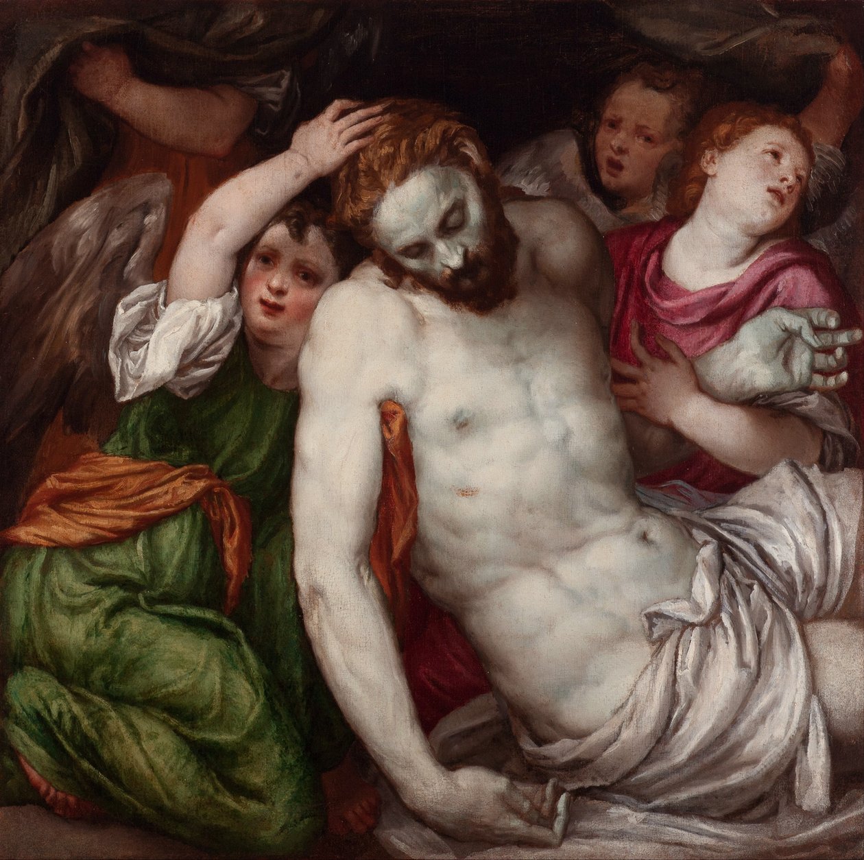 Piedad con ángeles de Lambert Sustris