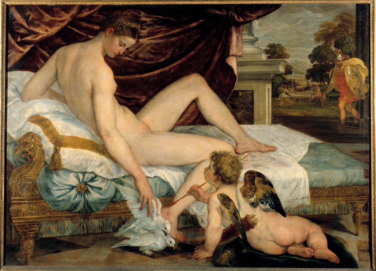 Venus y Cupido de Lambert Sustris