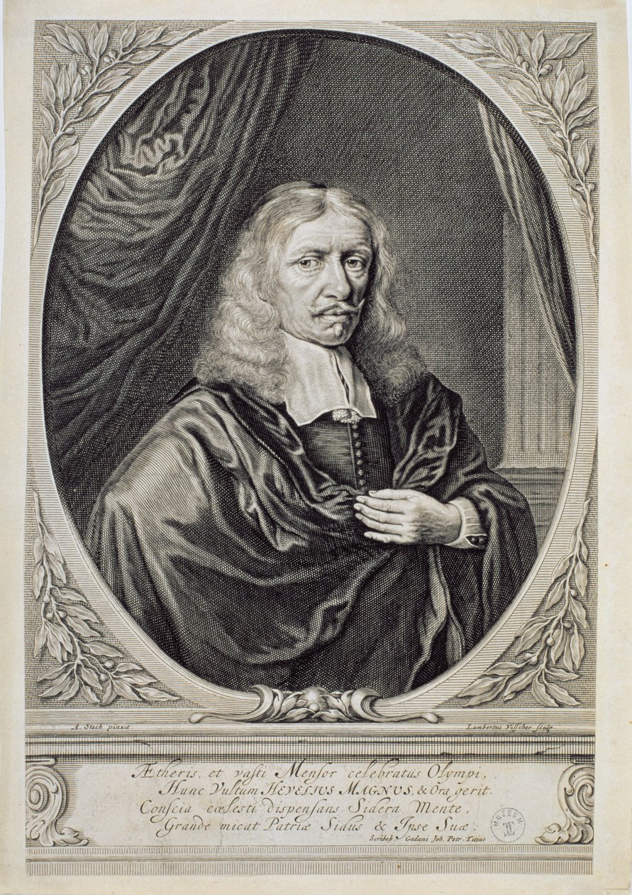 Johannes Hevelius (1611-87) 1668 de Lambert de Visscher