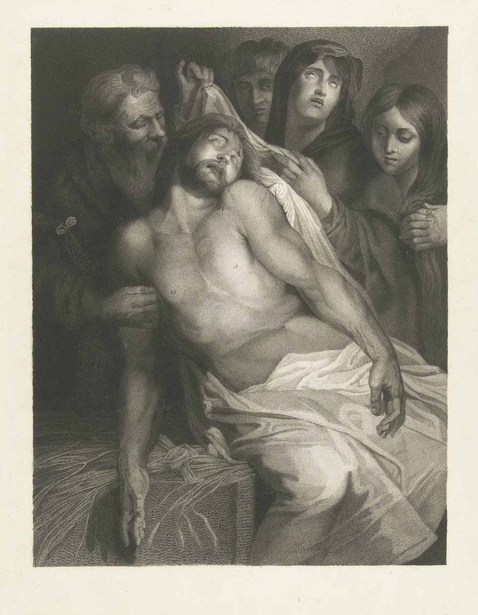 Entierro de Cristo Cristo en la paja de Lambertus Antonius Claessens