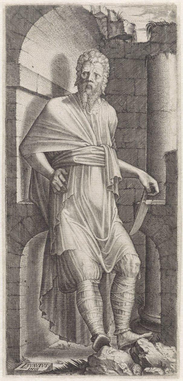 apóstol bartolomé Cristo, los Doce Apóstoles y Pablo (título de la serie) de Lambertus Suavius