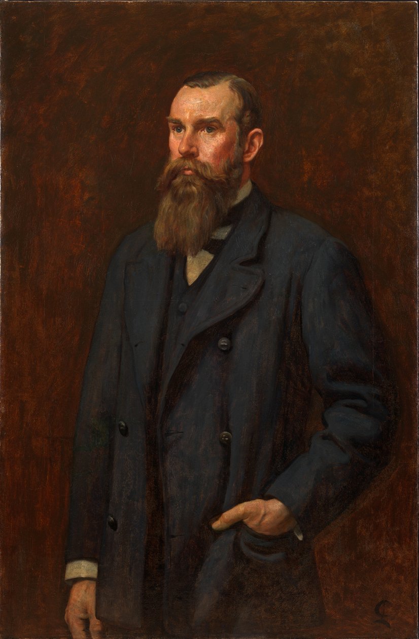 Joseph Sim Earle, c.1884 (óleo sobre lienzo) de Lance Calkin