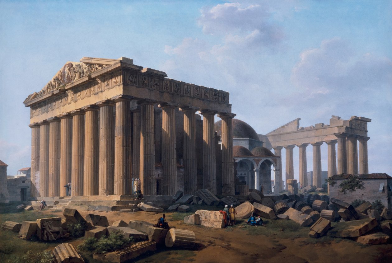 La Acrópolis, Atenas de Lancelot Théodore Turpin de Crissé de Crissé