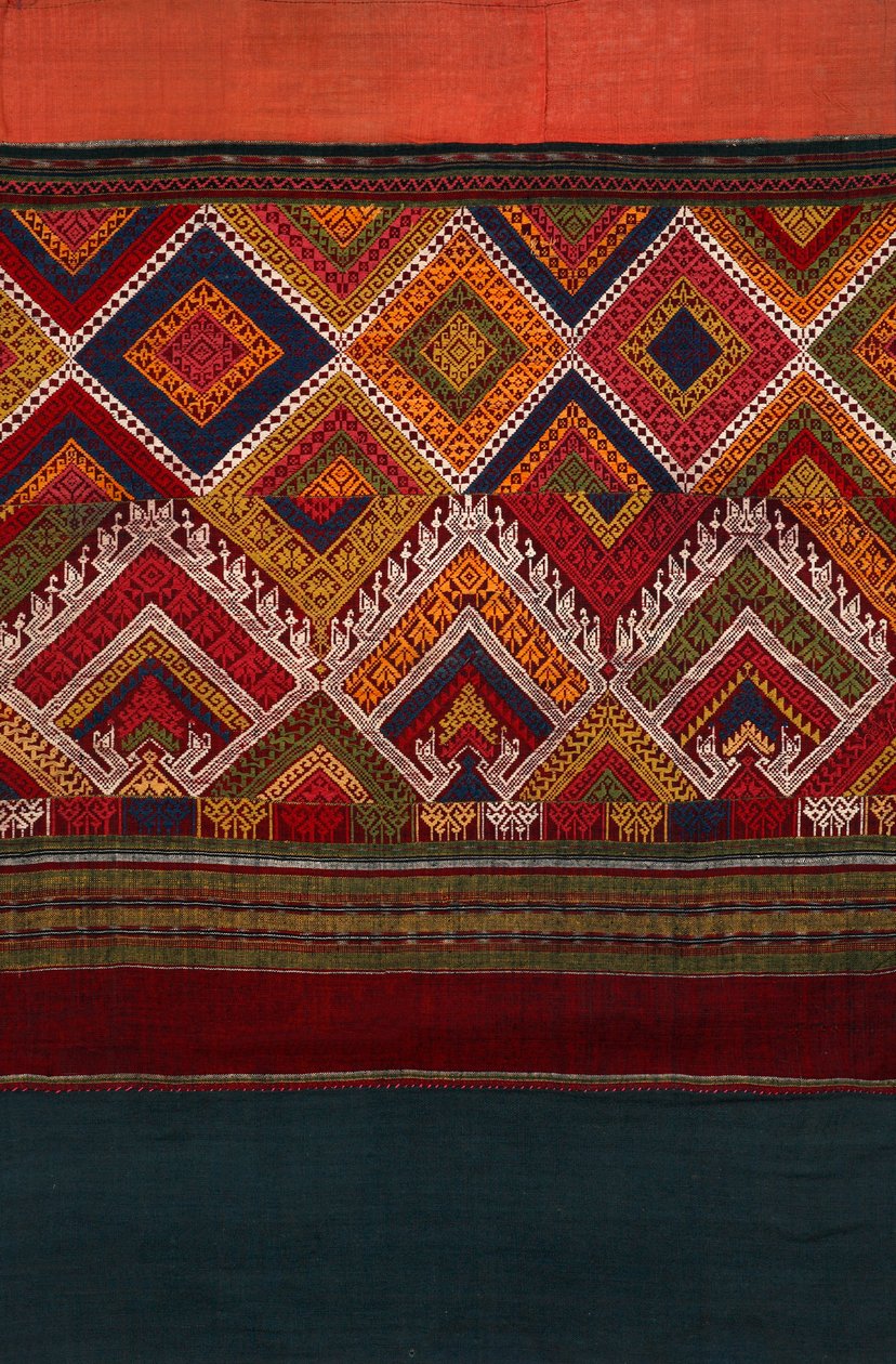 Diseño de tela de School Laotian