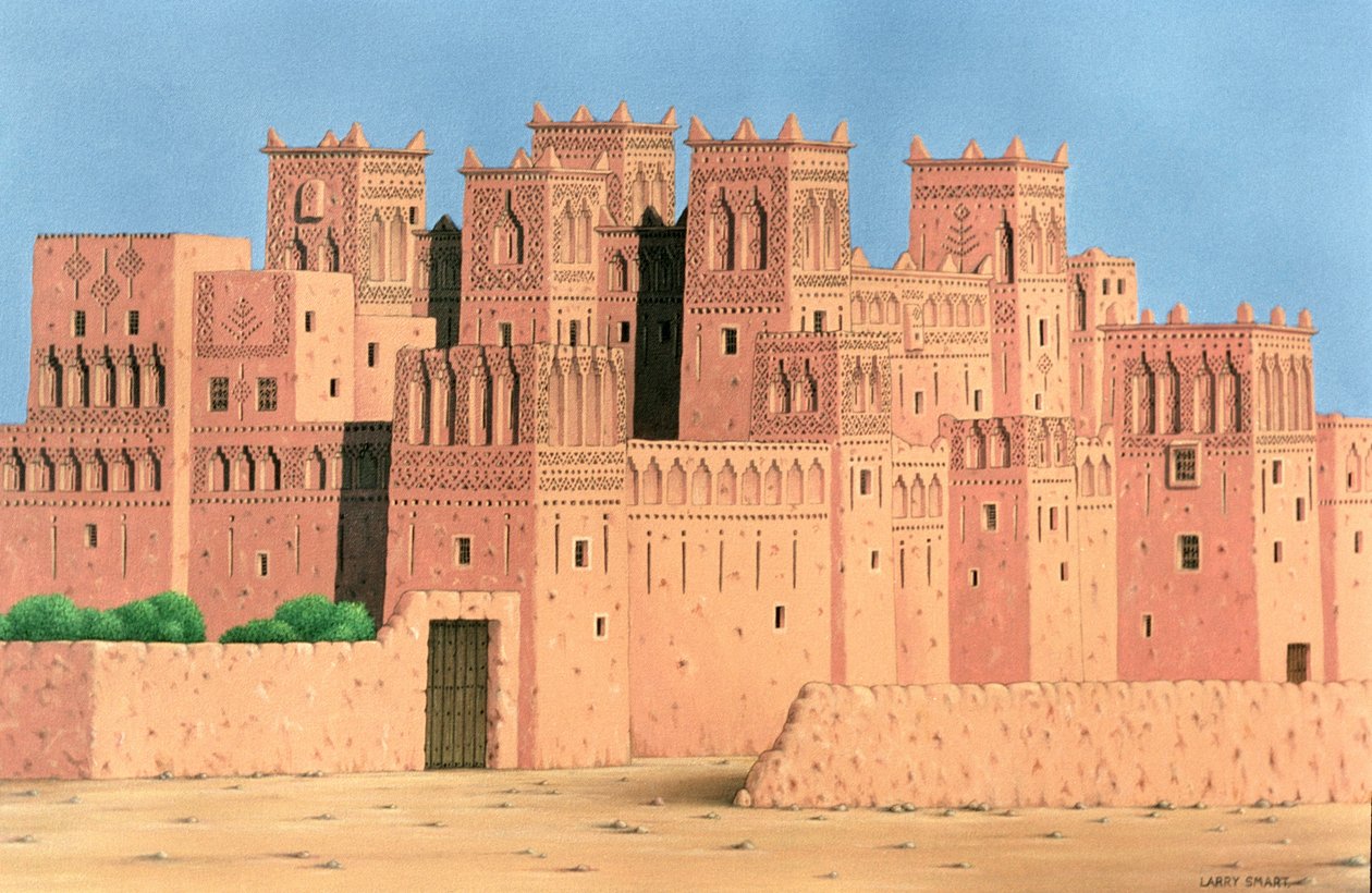 Kasbah, Sur de Marruecos, 1998 de Larry Smart