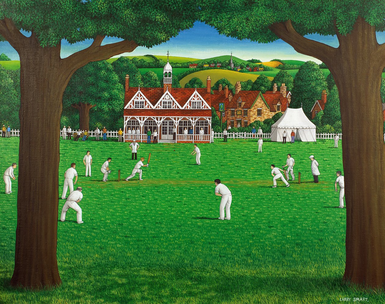 El partido de críquet, 1987 de Larry Smart