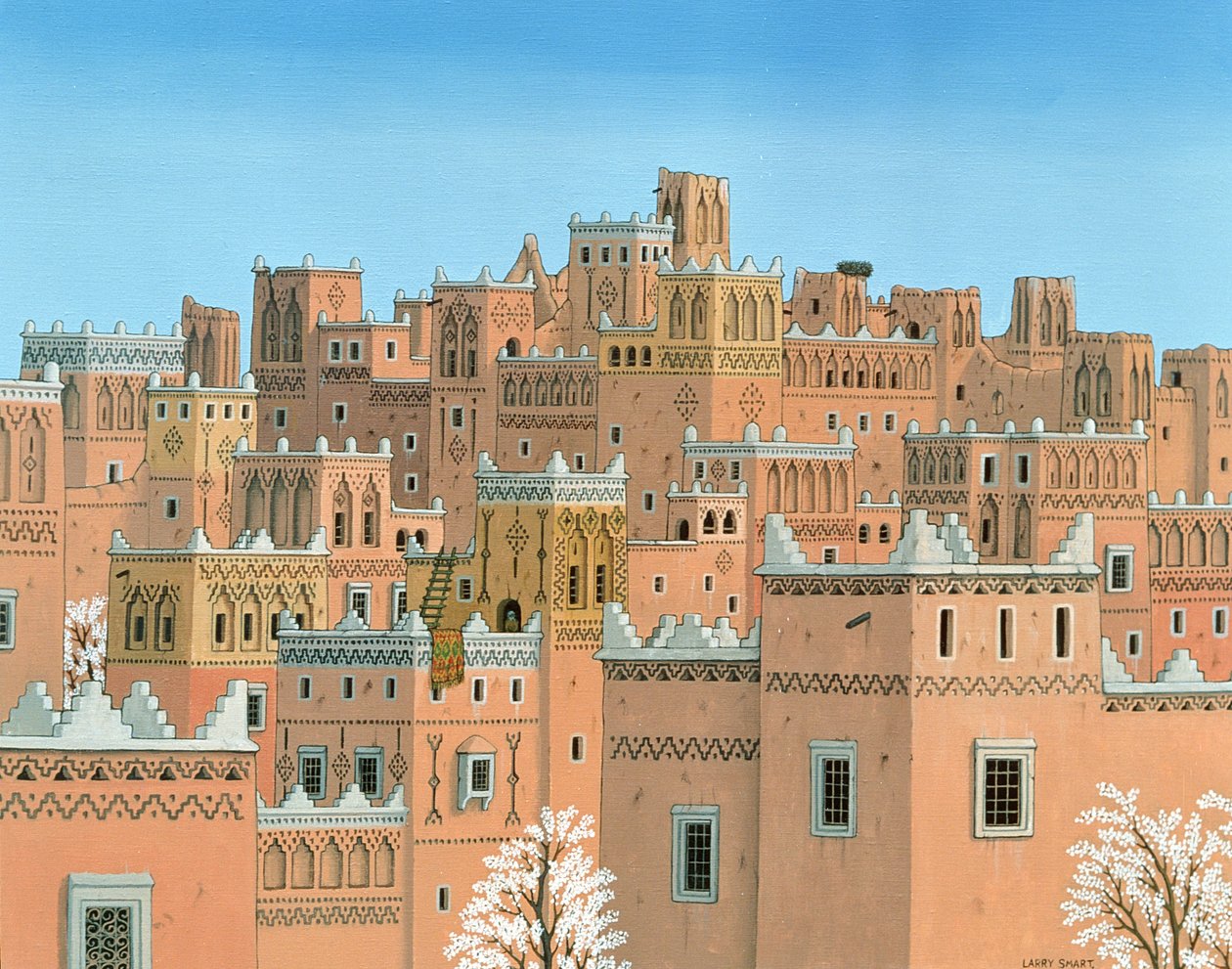 Pueblo, Sur de Marruecos, 1998 de Larry Smart