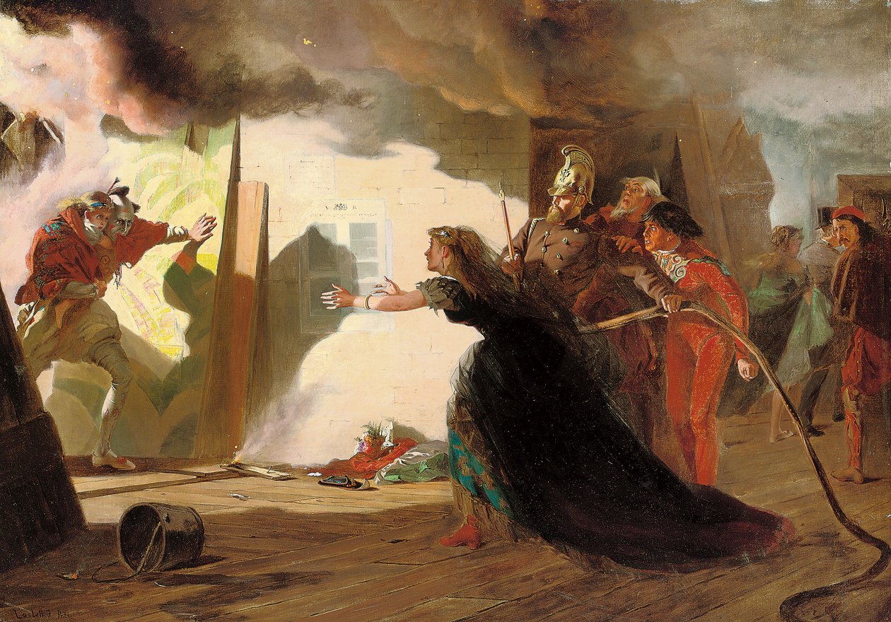 Incendio en el Teatro de Laslett John Pott
