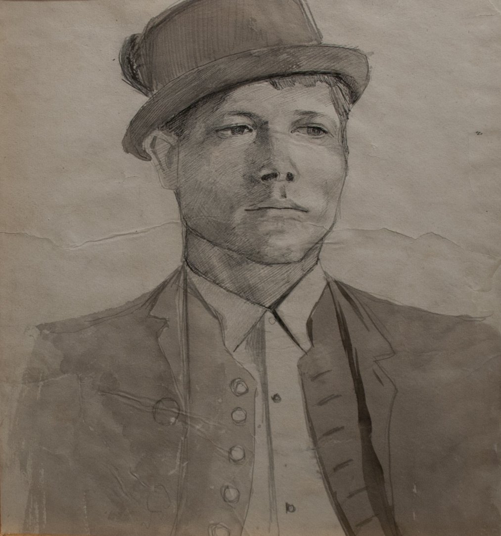 Niño con sombrero de Laszlo Mednyanszky