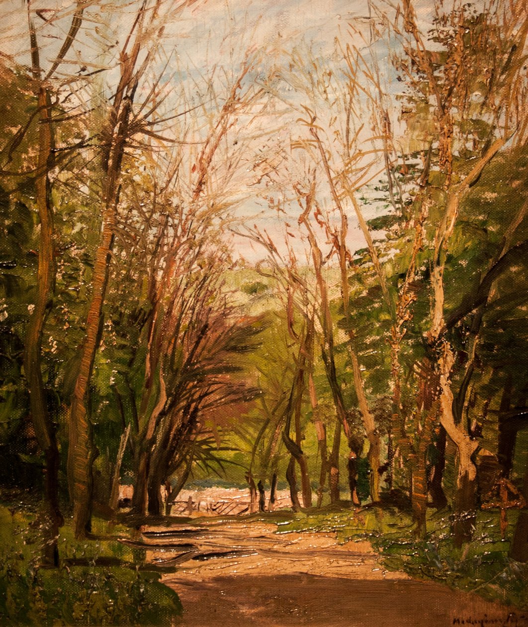 Camino del bosque de Laszlo Mednyanszky
