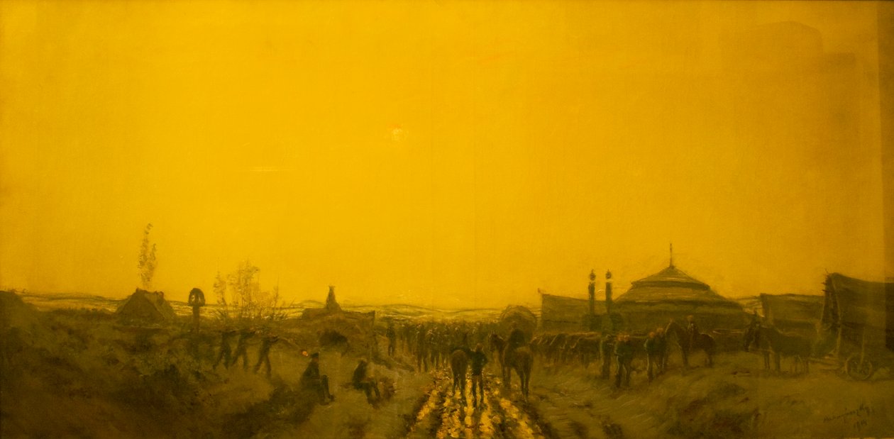 Campamento Militar de Laszlo Mednyanszky