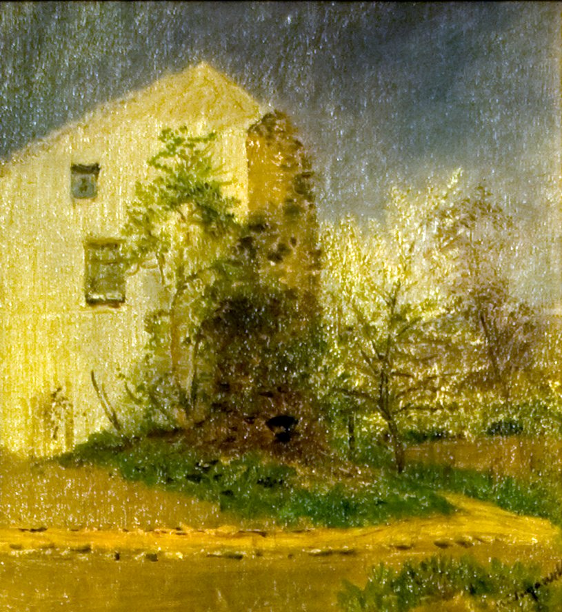 Árboles en flor de Laszlo Mednyanszky