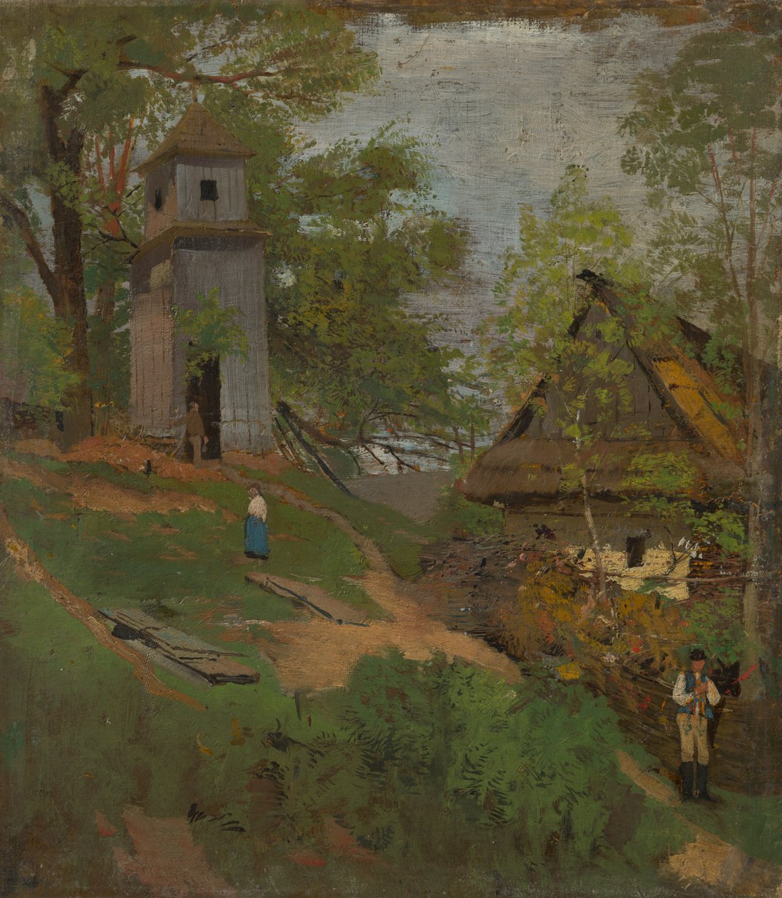 Campanario de madera de Laszlo Mednyanszky
