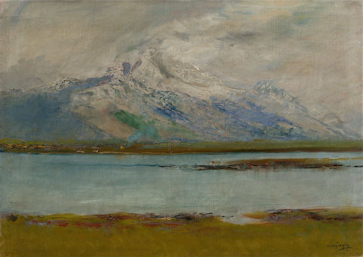 Paisaje de Tatra, 1890-95 de Laszlo Mednyanszky