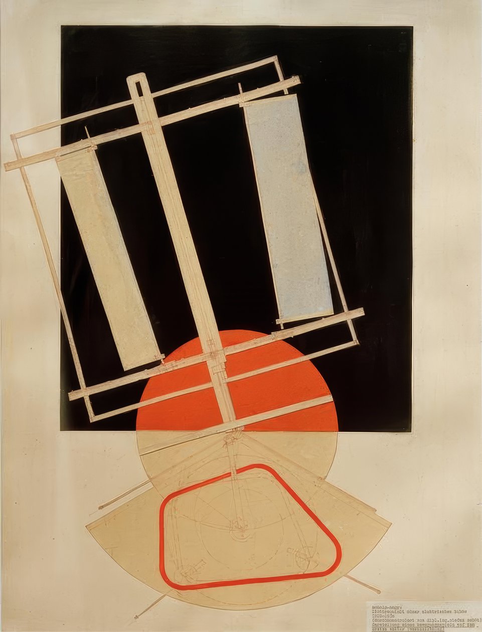 Accesorio de luz de un escenario eléctrico de Laszlo Moholy Nagy