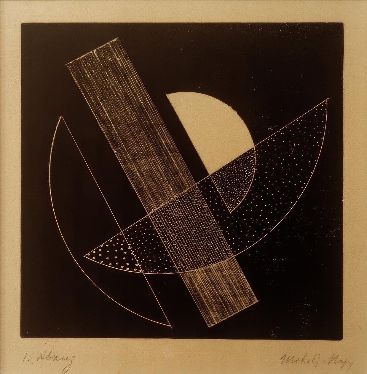 Sin título (Composición constructivista) de Laszlo Moholy Nagy