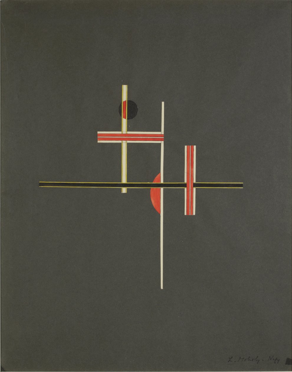Equilibrio rojo y negro, 1922 de Laszlo Moholy Nagy