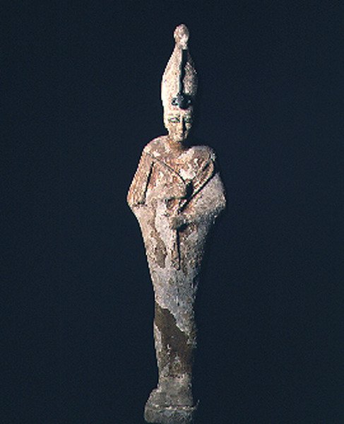 Figura de madera y yeso de Osiris, período Saíta, 664-525 a.C. de Late Period Egyptian