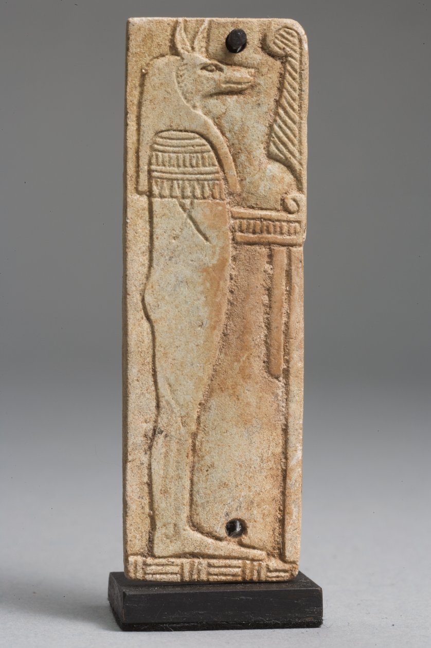 Placa de Duamutef de Late Period Egyptian