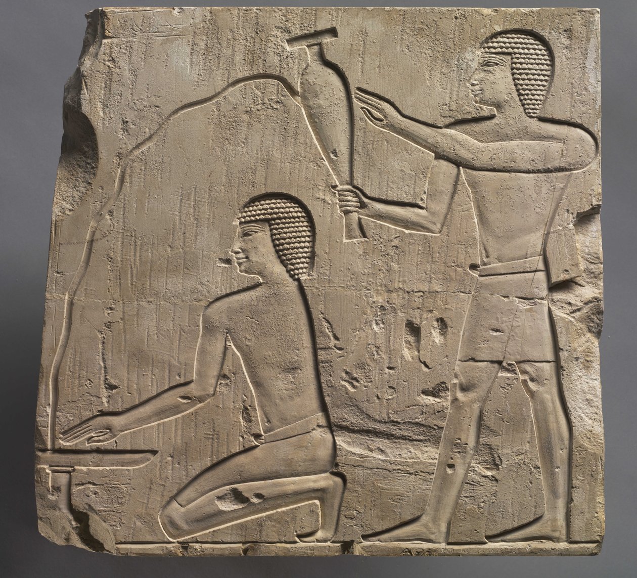 Sacerdotes Realizando Ritos Funerarios, c.667-647 a.C. de Late Period Egyptian