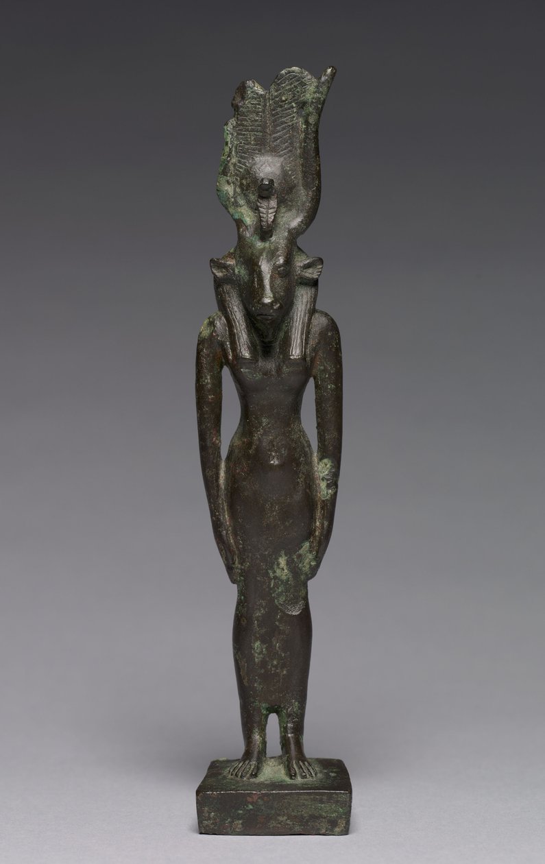 Estatuilla de Hathor, 664-30 a.C. de Late Period Egyptian