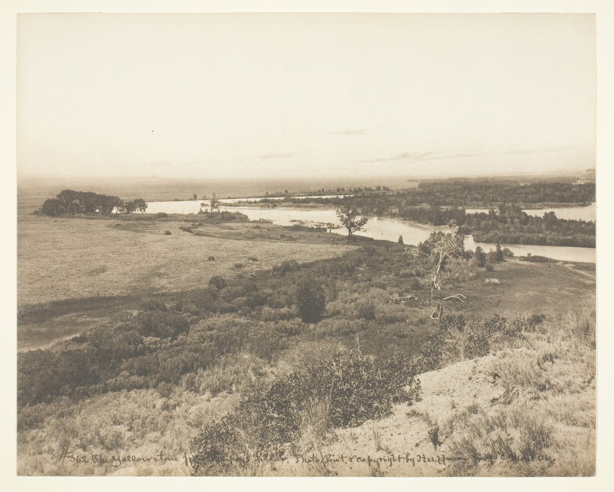 El Yellowstone desde el Pilar de Pompeyo de Laton Alton Huffman