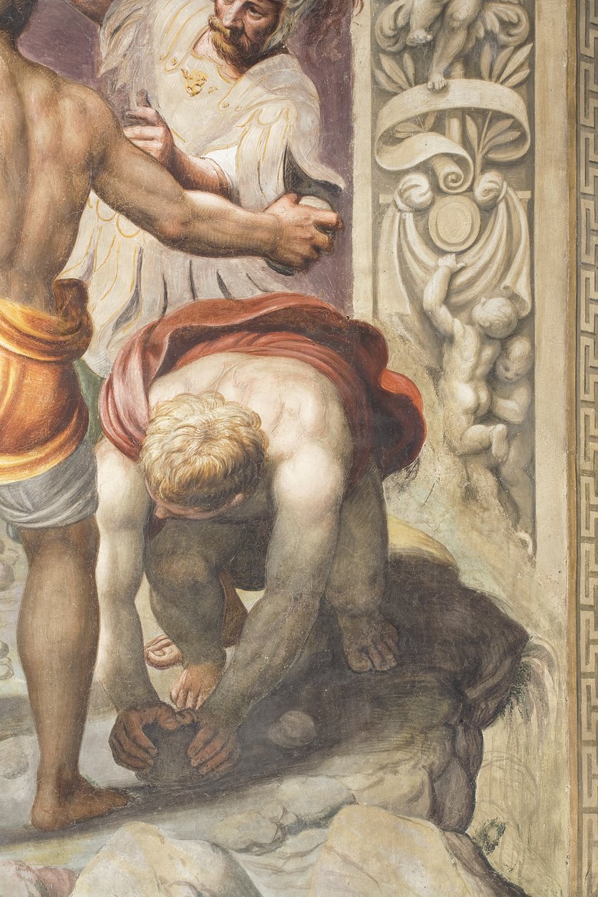 El martirio de San Esteban (detalle), 1556 de Lattanzio Gambara