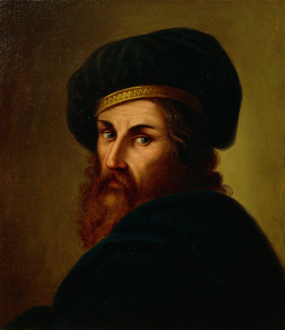 Retrato del pintor Ludovico Carracci, por Lattanzio Querena (1768-1853) de Lattanzio Querena